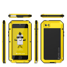 Charger l&#39;image dans la galerie, iPhone SE/5/5s Case, Punkcase® METALLIC Series NEON w/ TEMPERED GLASS | Aluminum Frame (Color in image: Gold)
