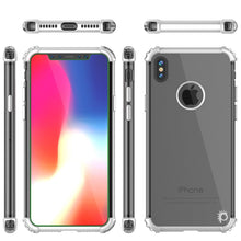 Load image into Gallery viewer, iPhone X Case, Punkcase [BLAZE SERIES] Protective Cover W/ PunkShield Screen Protector [Shockproof] [Slim Fit] for Apple iPhone 10 [Silver] (Color in image: Red)
