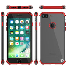 Load image into Gallery viewer, iPhone 7 PLUS Case, Punkcase [BLAZE SERIES] Protective Cover W/ PunkShield Screen Protector [Shockproof] [Slim Fit] for Apple iPhone 7 PLUS [Red] (Color in image: Black)
