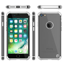Load image into Gallery viewer, iPhone 7 Case, Punkcase [BLAZE SERIES] Protective Cover W/ PunkShield Screen Protector [Shockproof] [Slim Fit] for Apple iPhone [Silver] (Color in image: Black)
