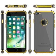 Load image into Gallery viewer, iPhone SE (4.7&quot;) Case, Punkcase [BLAZE SERIES] Protective Cover W/ PunkShield Screen Protector [Shockproof] [Slim Fit] for Apple iPhone [Gold] (Color in image: Black)
