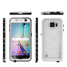 Load image into Gallery viewer, Galaxy S6 Waterproof Case, Punkcase StudStar White Thin 6.6ft Underwater IP68 Shock/Dirt/Snow Proof (Color in image: teal)
