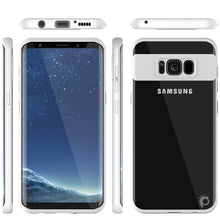 Load image into Gallery viewer, Galaxy S8 Case, Punkcase [MASK Series] [WHITE] Full Body Hybrid Dual Layer TPU Cover W/ Protective PUNKSHIELD Screen Protector (Color in image: pink)

