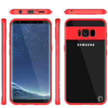 Load image into Gallery viewer, Galaxy S8 Plus Case, Punkcase [MASK Series] [RED] Full Body Hybrid Dual Layer TPU Cover W/ Protective PUNKSHIELD Screen Protector (Color in image: white)
