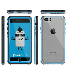 Charger l'image dans la galerie, iPhone 6/6S Waterproof Case, PUNKcase CRYSTAL Light Blue  W/ Attached Screen Protector  | Warranty (Color in image: light blue)
