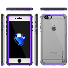 Charger l&#39;image dans la galerie, Apple iPhone 7 Waterproof Case, PUNKcase CRYSTAL Purple W/ Attached Screen Protector  | Warranty (Color in image: Black)
