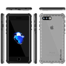 Load image into Gallery viewer, iPhone 8+ Plus Waterproof Case, PUNKcase CRYSTAL Black W/ Attached Screen Protector  | Warranty (Color in image: teal)
