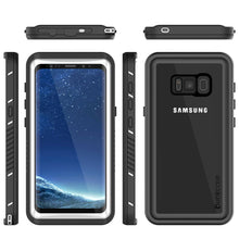 Load image into Gallery viewer, Galaxy S8 Waterproof Case, Punkcase [Extreme Series] [Slim Fit] [IP68 Certified] [Shockproof] [Snowproof] [Dirproof] Armor Cover [White] (Color in image: Black)
