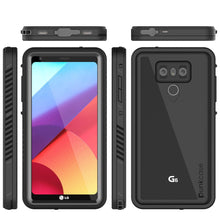 Load image into Gallery viewer, LG G6 Waterproof Case, Punkcase [Extreme Series] [Slim Fit] [IP68 Certified] Built In Screen Protector [BLACK] (Color in image: white)
