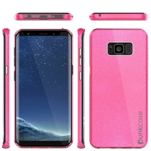 Load image into Gallery viewer, Galaxy S8 Plus Case, Punkcase Galactic 2.0 Series Ultra Slim Protective Armor TPU Cover [Pink] (Color in image: black/grey)
