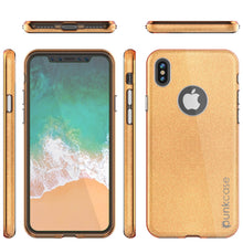 Load image into Gallery viewer, iPhone X Case, Punkcase Galactic 2.0 Series Ultra Slim w/ Tempered Glass Screen Protector | [Gold] (Color in image: silver)
