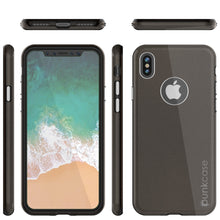 Load image into Gallery viewer, iPhone X Case, Punkcase Galactic 2.0 Series Ultra Slim w/ Tempered Glass Screen Protector | [Black/Grey] (Color in image: pink)
