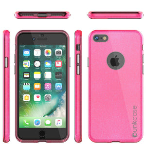 iPhone SE (4.7") Case, Punkcase Galactic 2.0 Series Ultra Slim Protective Armor TPU Cover [Pink] (Color in image: black/grey)