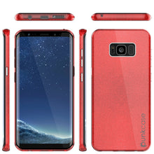 Load image into Gallery viewer, Galaxy S8 Case, Punkcase Galactic 2.0 Series Ultra Slim Protective Armor TPU Cover w/ PunkShield Screen Protector | Lifetime Exchange Warranty | Designed for Samsung Galaxy S8 [Red] (Color in image: gold)
