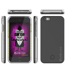 Load image into Gallery viewer, iPhone 6+/6S+ Plus Punkcase LED Light Case Light Illuminated Case, Black W/  Battery Power Bank (Color in image: white)
