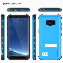 Charger l&#39;image dans la galerie, Galaxy S8 Plus Waterproof Case, Punkcase KickStud Light Blue Series [Slim Fit] [IP68 Certified] [Shockproof] [Snowproof] Armor Cover (Color in image: Teal)
