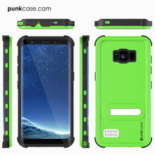 Charger l&#39;image dans la galerie, Galaxy S8 Plus Waterproof Case, Punkcase KickStud Green Series [Slim Fit] [IP68 Certified] [Shockproof] [Snowproof] Armor Cover. (Color in image: Light Blue)
