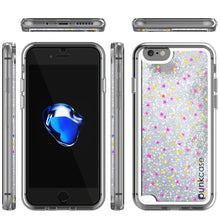 Charger l&#39;image dans la galerie, iPhone 7 Case, PunkCase LIQUID Silver Series, Protective Dual Layer Floating Glitter Cover (Color in image: pink)

