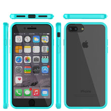 Load image into Gallery viewer, iPhone 7+ Plus Case Punkcase® LUCID 2.0 Teal Series w/ PUNK SHIELD Screen Protector | Ultra Fit (Color in image: white)

