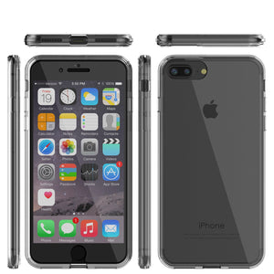 iPhone 7+ Plus Case Punkcase® LUCID 2.0 Clear Series Series w/ SHIELD Screen Protector | Ultra Fit (Color in image: pink)