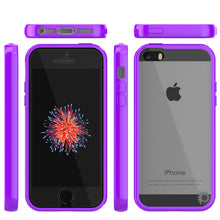 Load image into Gallery viewer, iPhone SE/5S/5 Case Punkcase® LUCID 2.0 Purple Series w/ PUNK SHIELD Screen Protector | Ultra Fit (Color in image: white)
