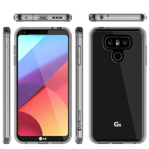 LG G6 Case Punkcase® LUCID 2.0 Clear Series w/ PUNK SHIELD Screen Protector | Ultra Fit (Color in image: crystal pink)