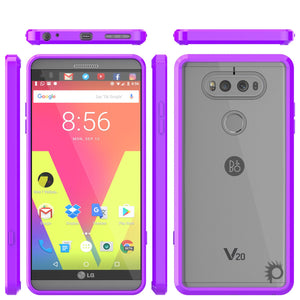 LG v20 Case Punkcase® LUCID 2.0 Purple Series w/ PUNK SHIELD Glass Screen Protector | Ultra Fit (Color in image: crystal pink)