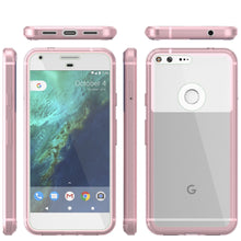 Charger l&#39;image dans la galerie, Google Pixel Case Punkcase® LUCID 2.0 Crystal Pink Series w/ PUNK SHIELD Glass Screen Protector | Ultra Fit (Color in image: black)
