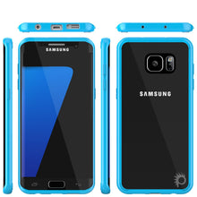 Load image into Gallery viewer, S7 Edge Case Punkcase® LUCID 2.0 Light Blue Series w/ PUNK SHIELD Screen Protector | Ultra Fit (Color in image: pink)
