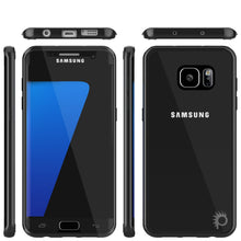 Load image into Gallery viewer, S7 Edge Case Punkcase® LUCID 2.0 Black Series w/ PUNK SHIELD Screen Protector | Ultra Fit (Color in image: clear)
