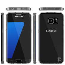 Charger l'image dans la galerie, S7 Edge Case Punkcase® LUCID 2.0 Crystal Black Series w/ PUNK SHIELD Screen Protector | Ultra Fit (Color in image: teal)
