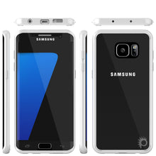 Load image into Gallery viewer, S7 Edge Case Punkcase® LUCID 2.0 White Series w/ PUNK SHIELD Screen Protector | Ultra Fit (Color in image: light blue)
