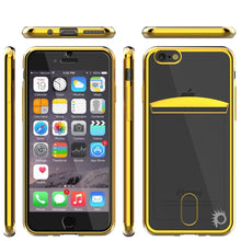 Load image into Gallery viewer, iPhone SE (4.7&quot;) Case, PUNKCASE® LUCID Gold Series | Card Slot | SHIELD Screen Protector | Ultra fit (Color in image: Silver)
