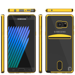 Galaxy Note 7 Case, PUNKCASE® LUCID Gold Series | Card Slot | SHIELD Screen Protector | Ultra fit (Color in image: Silver)