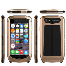 Load image into Gallery viewer, iPhone 6s/6 Case, Punkcase Metallic PRO Gold Series Cover W/ Attached Screen Protector | Touch-ID (Color in image: Black)
