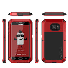 Charger l'image dans la galerie, Galaxy S7 EDGE  Case, PUNKcase Metallic Red Shockproof  Slim Metal Armor Case (Color in image: gold)
