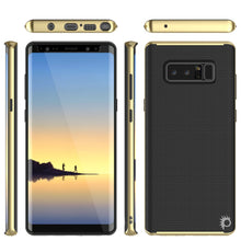 Load image into Gallery viewer, Galaxy Note 8 Case, PunkCase [Stealth Series] Hybrid 3-Piece Shockproof Dual Layer Cover [Non-Slip] [Soft TPU + PC Bumper] with PUNKSHIELD Screen Protector for Samsung Note 8 [Gold] (Color in image: Silver)
