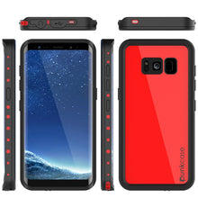 Load image into Gallery viewer, Galaxy S8 Waterproof Case PunkCase StudStar Red Thin 6.6ft Underwater IP68 Shock/Snow Proof (Color in image: light blue)
