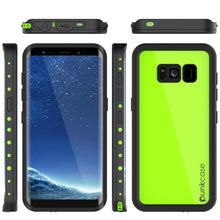Load image into Gallery viewer, Galaxy S8 Waterproof Case PunkCase StudStar Light Green Thin 6.6ft Underwater IP68 ShockProof (Color in image: light blue)
