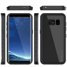 Load image into Gallery viewer, Galaxy S8 Plus Waterproof Case PunkCase StudStar Black Thin 6.6ft Underwater IP68 Shock/Snow Proof (Color in image: light blue)
