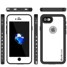 Charger l&#39;image dans la galerie, iPhone 8 Waterproof IP68 Case, Punkcase [White] [StudStar Series] [Slim Fit] [IP68 Certified]] [Dirtproof] [Snowproof] (Color in image: light blue)
