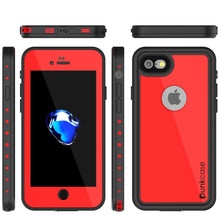 Charger l&#39;image dans la galerie, iPhone 8 Waterproof Case, Punkcase [Red] [StudStar Series] [Slim Fit] [IP68 Certified]  [Dirtproof] [Snowproof] (Color in image: teal)
