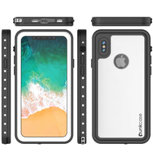 Load image into Gallery viewer, iPhone X Waterproof IP68 Case, Punkcase [White] [StudStar Series] [Slim Fit] [Dirtproof] (Color in image: white)
