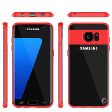 Load image into Gallery viewer, Galaxy S7 Edge Case [MASK Series] [RED] Full Body Hybrid Dual Layer TPU Cover W/ Protective PUNKSHIELD Screen Protector (Color in image: pink)
