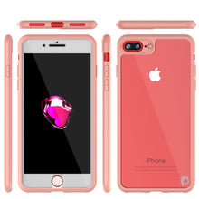 Load image into Gallery viewer, iPhone 7 PLUS Case [MASK Series] [PINK] Full Body Hybrid Dual Layer TPU Cover W/ protective Tempered Glass Screen Protector (Color in image: navy)
