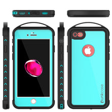 Charger l&#39;image dans la galerie, iPhone SE (4.7&quot;) Waterproof Case, Punkcase ALPINE Series, Teal | Heavy Duty Armor Cover (Color in image: light blue)
