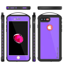 Charger l&#39;image dans la galerie, iPhone 8+ Plus Waterproof Case, Punkcase ALPINE Series, Purple | Heavy Duty Armor Cover (Color in image: pink)
