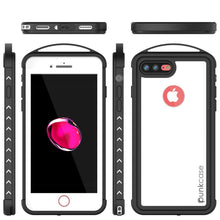 Load image into Gallery viewer, iPhone 8+ Plus Waterproof Case, Punkcase ALPINE Series, CLEAR | Heavy Duty Armor Cover (Color in image: pink)
