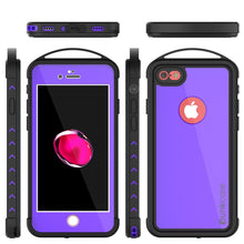 Charger l&#39;image dans la galerie, iPhone 8 Waterproof Case, Punkcase ALPINE Series, Purple | Heavy Duty Armor Cover (Color in image: pink)
