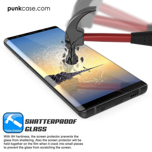 Galaxy Note 10 Black Punkcase Glass SHIELD Tempered Glass Screen Protector 0.33mm Thick 9H Glass 